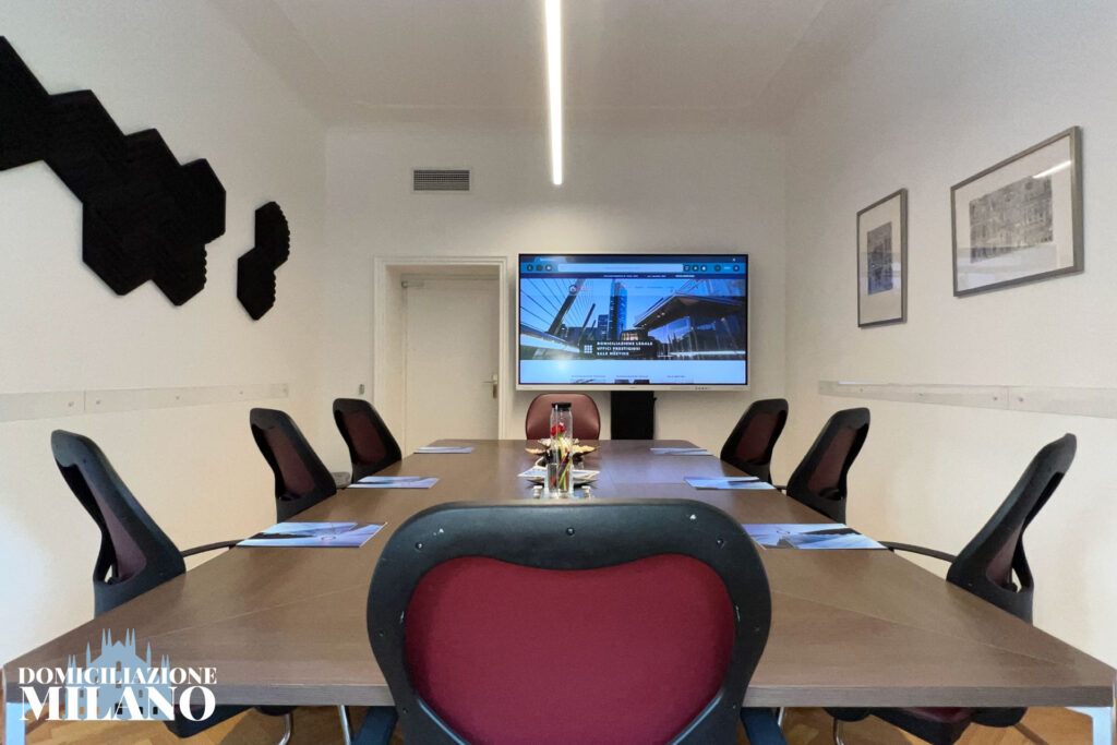 Foto sala meeting del Milano Business Center Repubblica