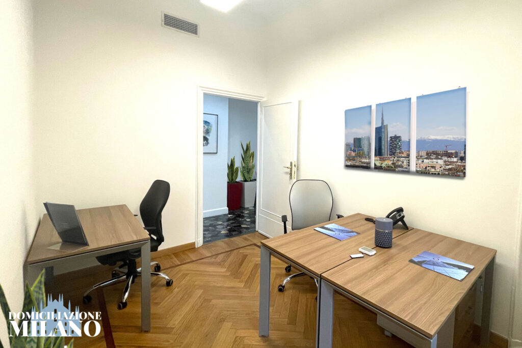 Foto di ufficio arredato del Business Center di Milano Repubblica